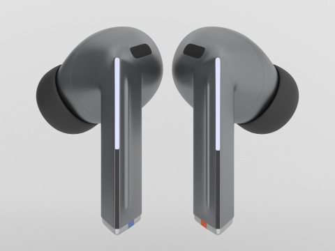 Samsung Galaxy Buds3 Pro Silver 3D 模型
