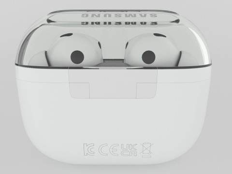 Samsung Galaxy Buds3 Pro White 3D Модель