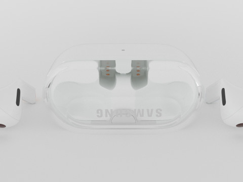 Samsung Galaxy Buds3 Pro White 3D Модель