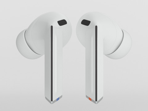 Samsung Galaxy Buds3 Pro White 3D Модель