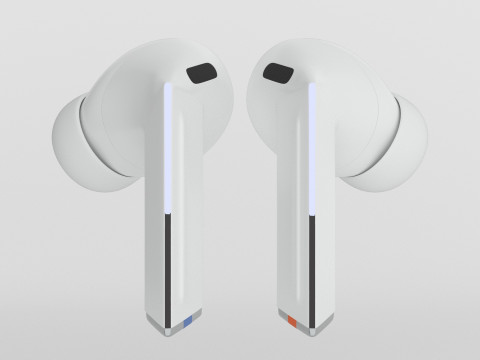 Samsung Galaxy Buds3 Pro White 3D Модель