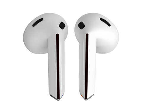 Samsung Galaxy Buds 3 White 3D Модель