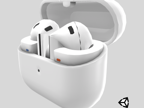 Samsung Galaxy Buds 3 White 3D Модель