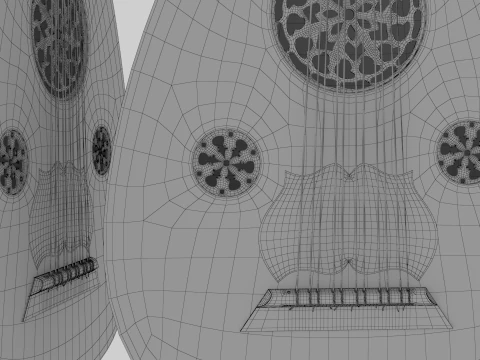 Traditionelles Oud-Modell 3D Modell