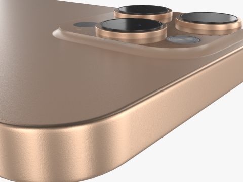 Apple iPhone 16 Pro Desert Titanium Model 3D