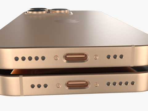Apple iPhone 16 Pro Desert Titanium Model 3D
