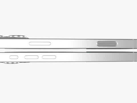 Apple iPhone 16 Pro White Titanium 3D 모델