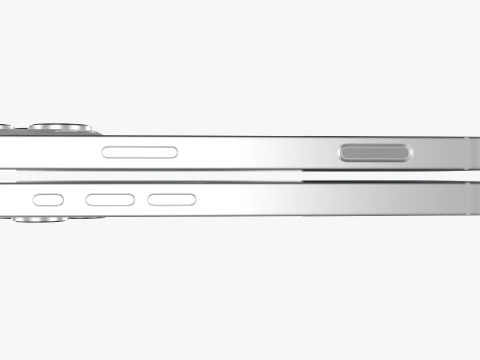 Apple iPhone 16 Pro White Titanium 3D Model