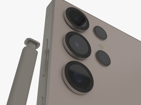Samsung Galaxy S25 Ultra Titanium Pinkgold 3D Модель