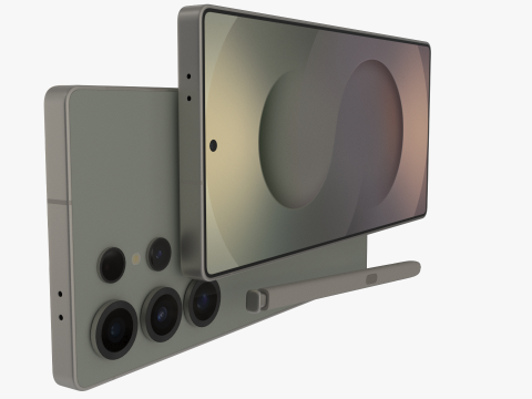 Samsung Galaxy S25 Ultra Titanium Jadegreen Model 3D