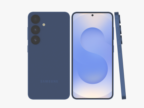 Samsung Galaxy S25 Navy 3D Model