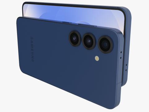 Samsung Galaxy S25 Navy Model 3D