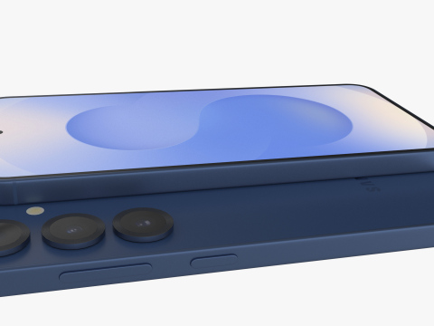 Samsung Galaxy S25 Navy Model 3D
