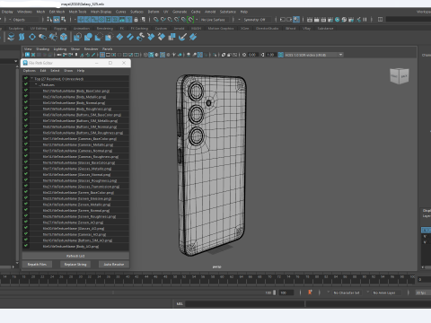 Samsung Galaxy S25 Navy Model 3D
