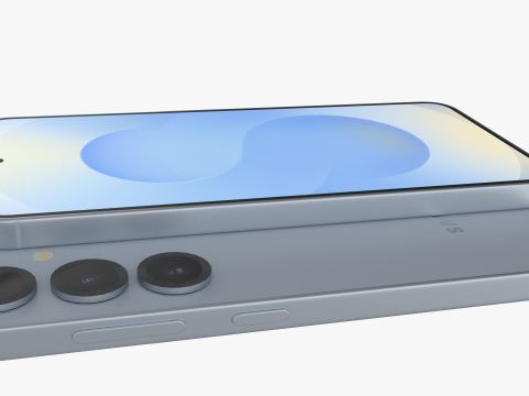 Samsung Galaxy S25 Icyblue 3D 모델