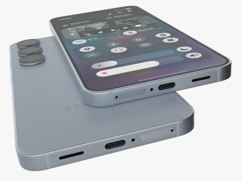 Samsung Galaxy S25 Icyblue 3D 모델