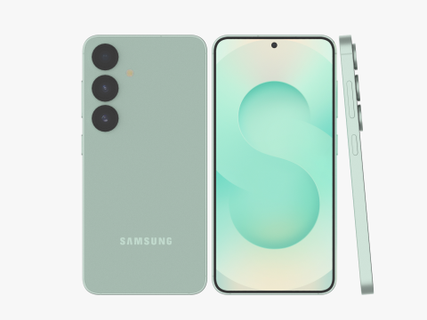 Samsung Galaxy S25 Mint 3D Model