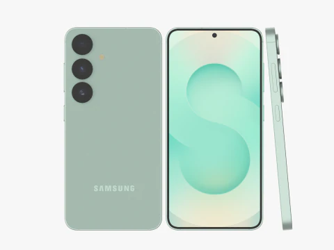 Samsung Galaxy S25 мятный 3D Модель