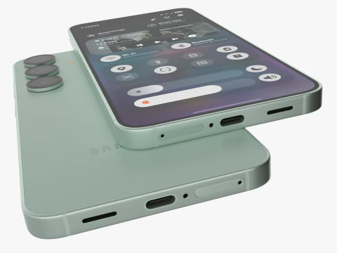Samsung Galaxy S25 Mint 3D Model