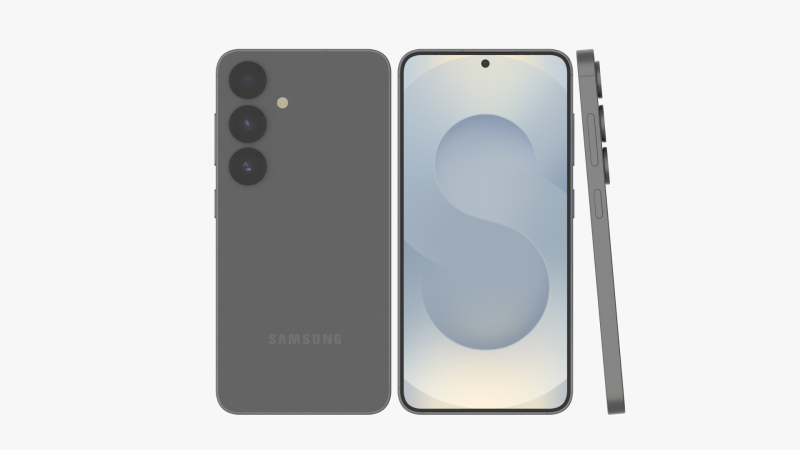 Samsung Galaxy S25 Silvershadow 3D 模型 .c4d .max .obj .3ds .fbx .stl .blend