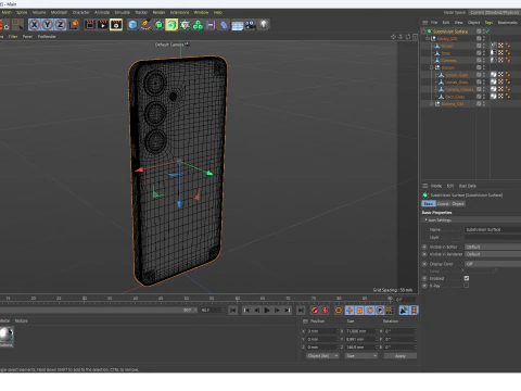 Samsung Galaxy S25 Silvershadow 3D Model