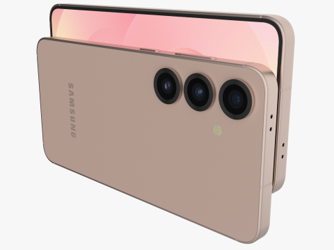 Samsung Galaxy S25 Pinkgold 3D Model