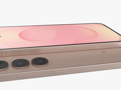Samsung Galaxy S25 Pinkgold 3D Model