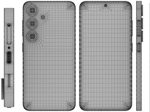 Samsung Galaxy S25 Pinkgold 3D Model