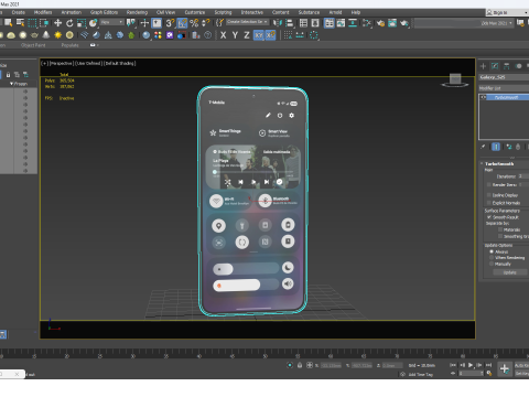 Samsung Galaxy S25 Pinkgold 3D Model