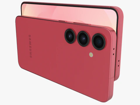 Samsung Galaxy S25 Coralred 3D Model