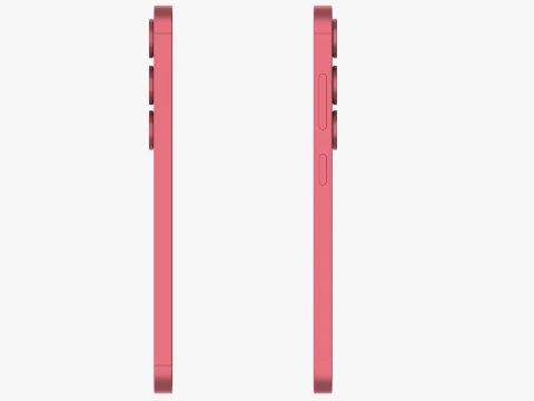 Samsung Galaxy S25 Coralred 3D Model