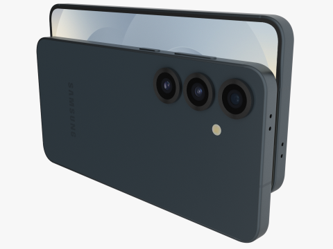 Samsung Galaxy S25 Blueblack Modèle 3D