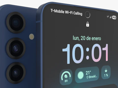 Samsung Galaxy S25 Plus Navy 3D Model