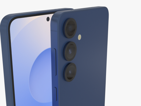 Samsung Galaxy S25 Plus Navy 3D Model