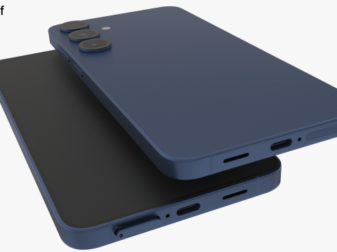 Samsung Galaxy S25 Plus Navy 3D Model