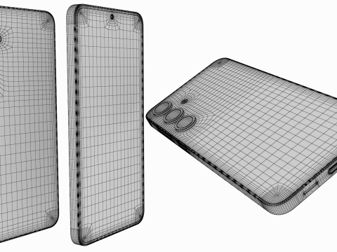 Samsung Galaxy S25 Plus Navy 3D Model