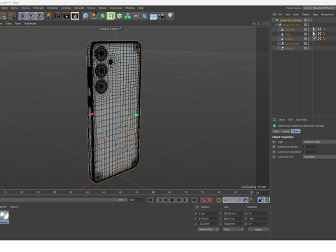 Samsung Galaxy S25 Plus Navy 3D Model