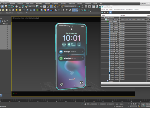 Samsung Galaxy S25 Plus Navy 3D Model