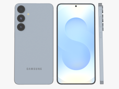 Samsung Galaxy S25 Plus Icyblue Modèle 3D