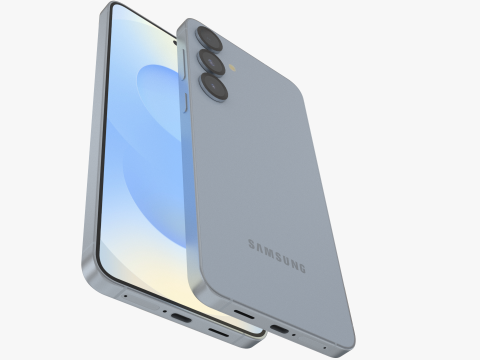 Samsung Galaxy S25 Plus Icyblue Modello 3D