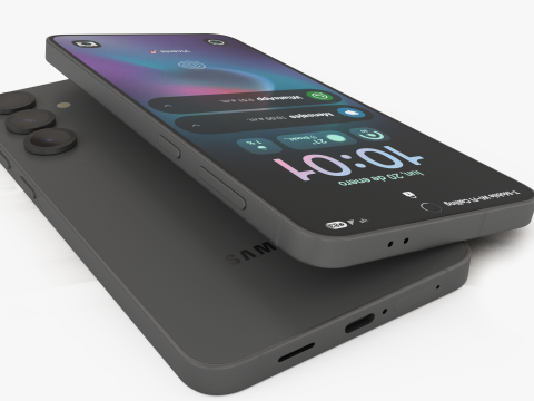 Samsung Galaxy S25 Plus Silvershadow Modello 3D