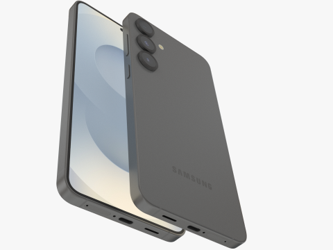 Samsung Galaxy S25 Plus Silvershadow Modello 3D