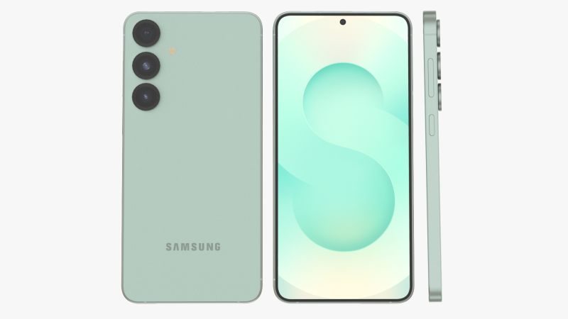 Samsung Galaxy S25 Plus Mint 3D मॉडल .c4d .max .obj .3ds .fbx .stl .blend