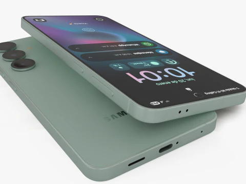 Samsung Galaxy S25 Plus Mint 3D Model