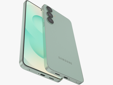 Samsung Galaxy S25 Plus Mint 3D मॉडल