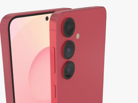 Samsung Galaxy S25 Plus Coralred 3D Model
