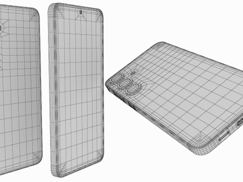 Samsung Galaxy S25 Plus Coralred Modelo 3D