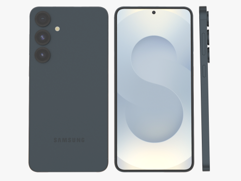 Samsung Galaxy S25 Plus Blueblack Modèle 3D