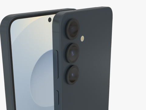 Samsung Galaxy S25 Plus Blueblack 3D Model