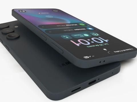 Samsung Galaxy S25 Plus Blueblack 3D Model